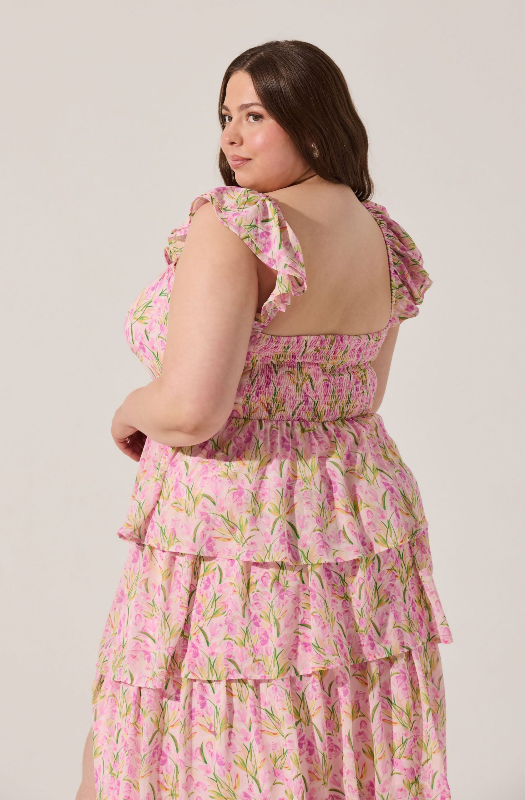 Midsummer Floral Tiered Maxi Dress - Image 10