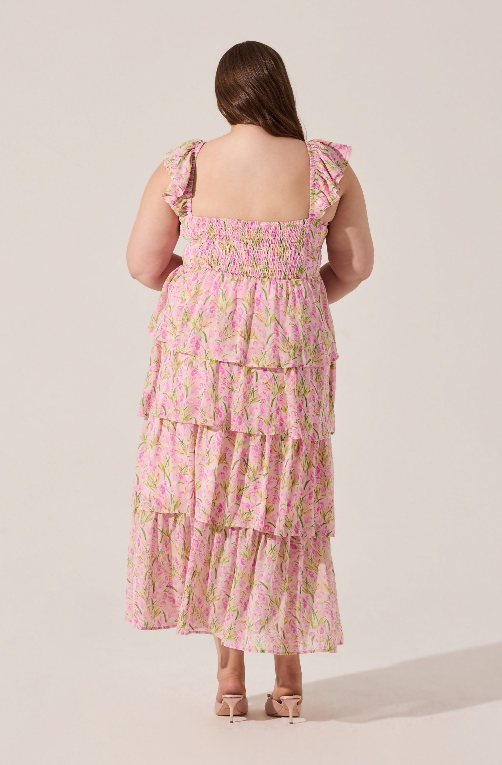 Midsummer Floral Tiered Maxi Dress - Image 9