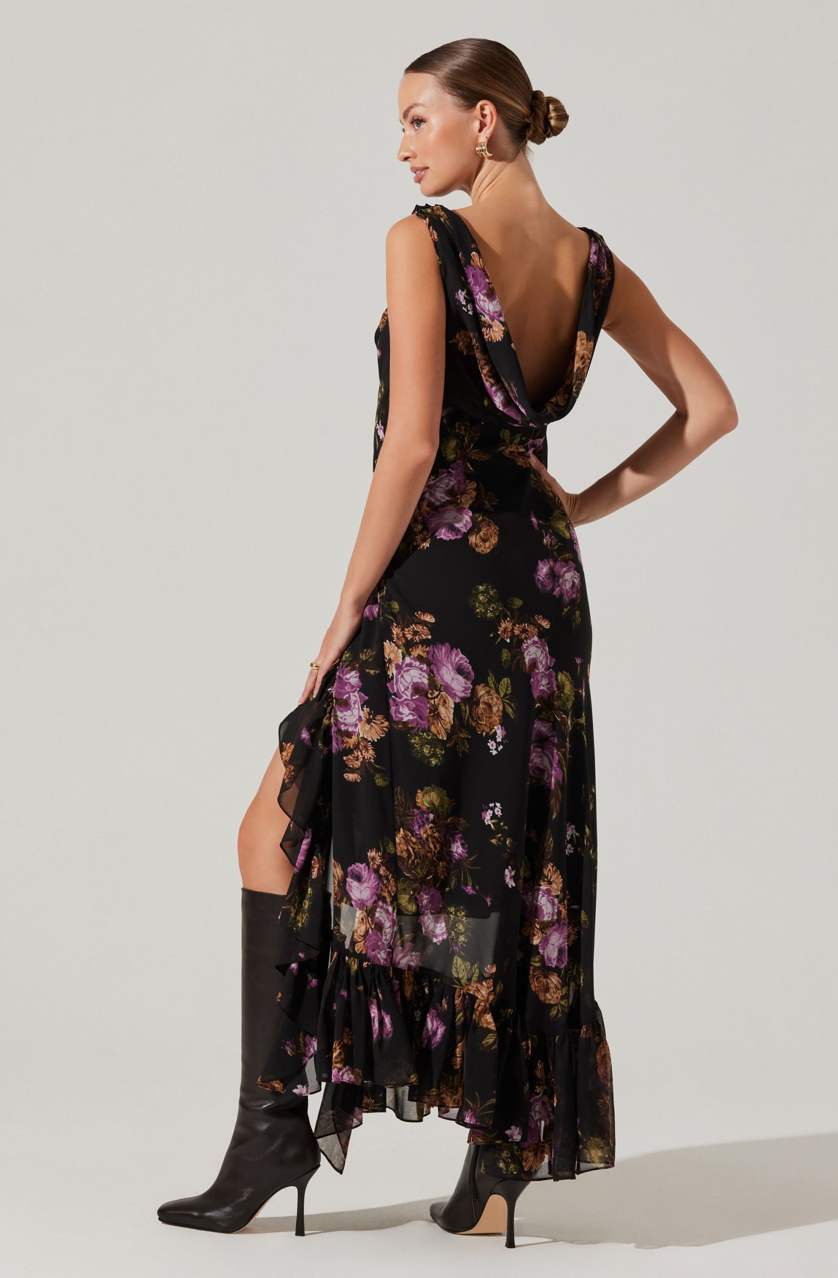 Cecilia Cowl Neck Maxi Dress - Image 5