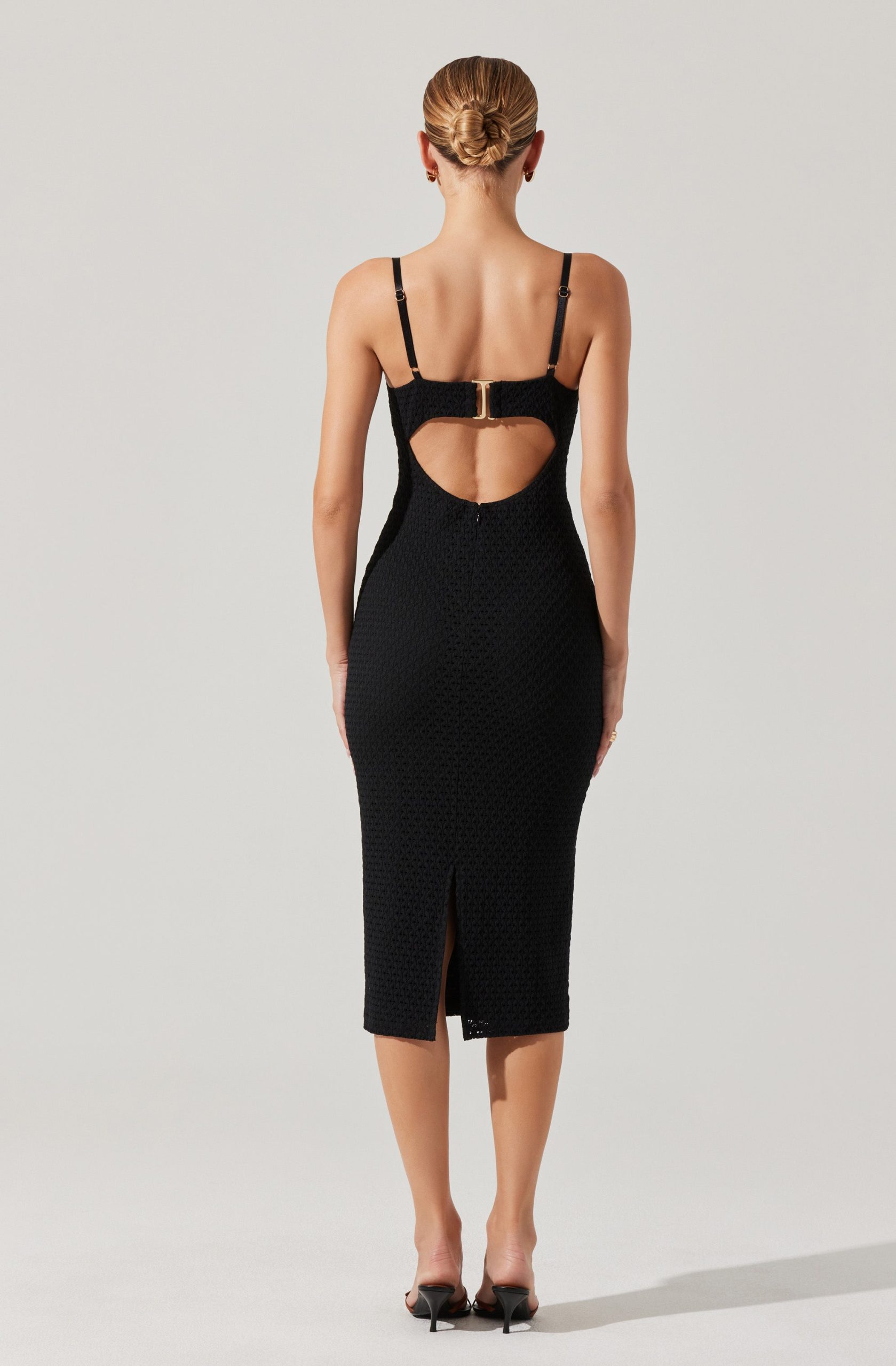 Jaida Bustier Bodycon Midi Dress - Image 10