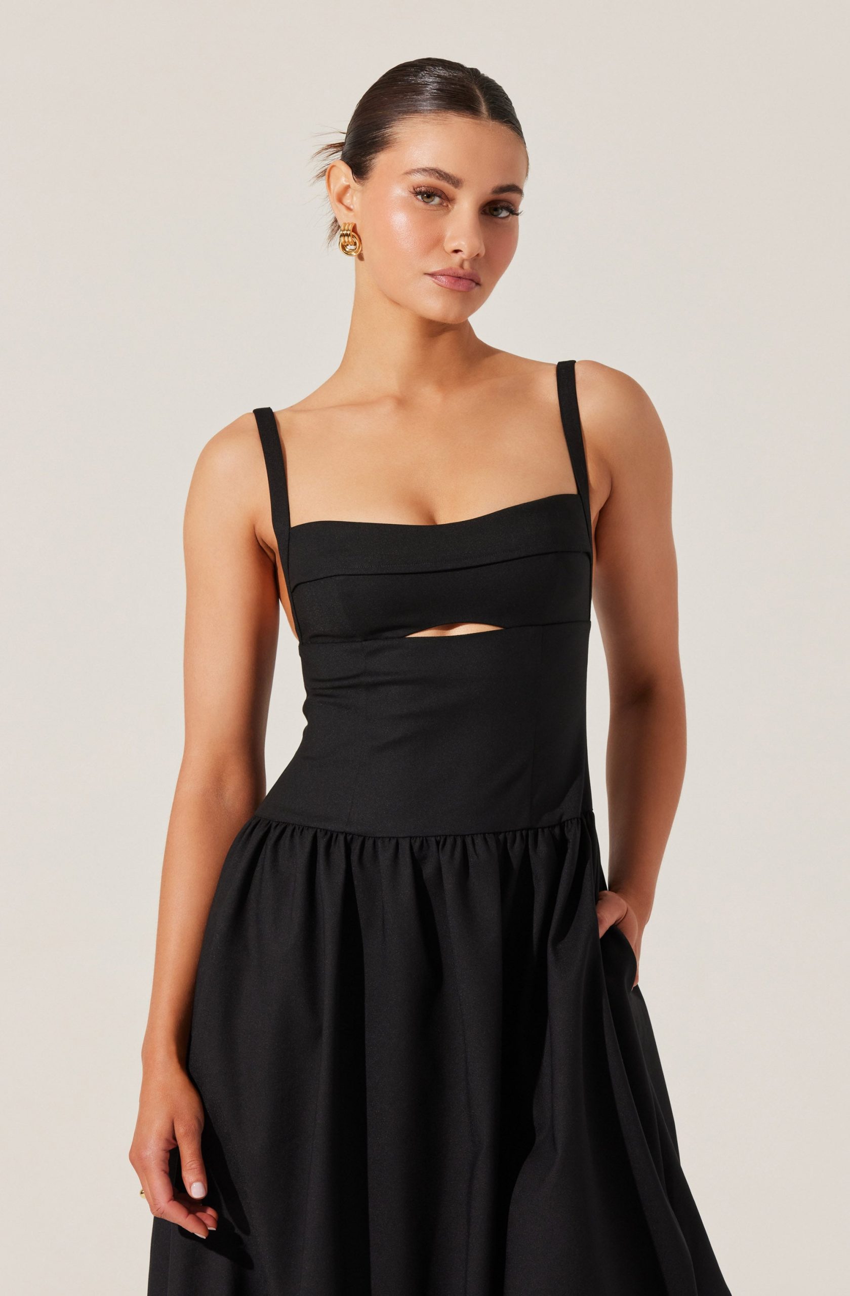 Jevi Sleeveless Bubble Midi Dress - Image 3