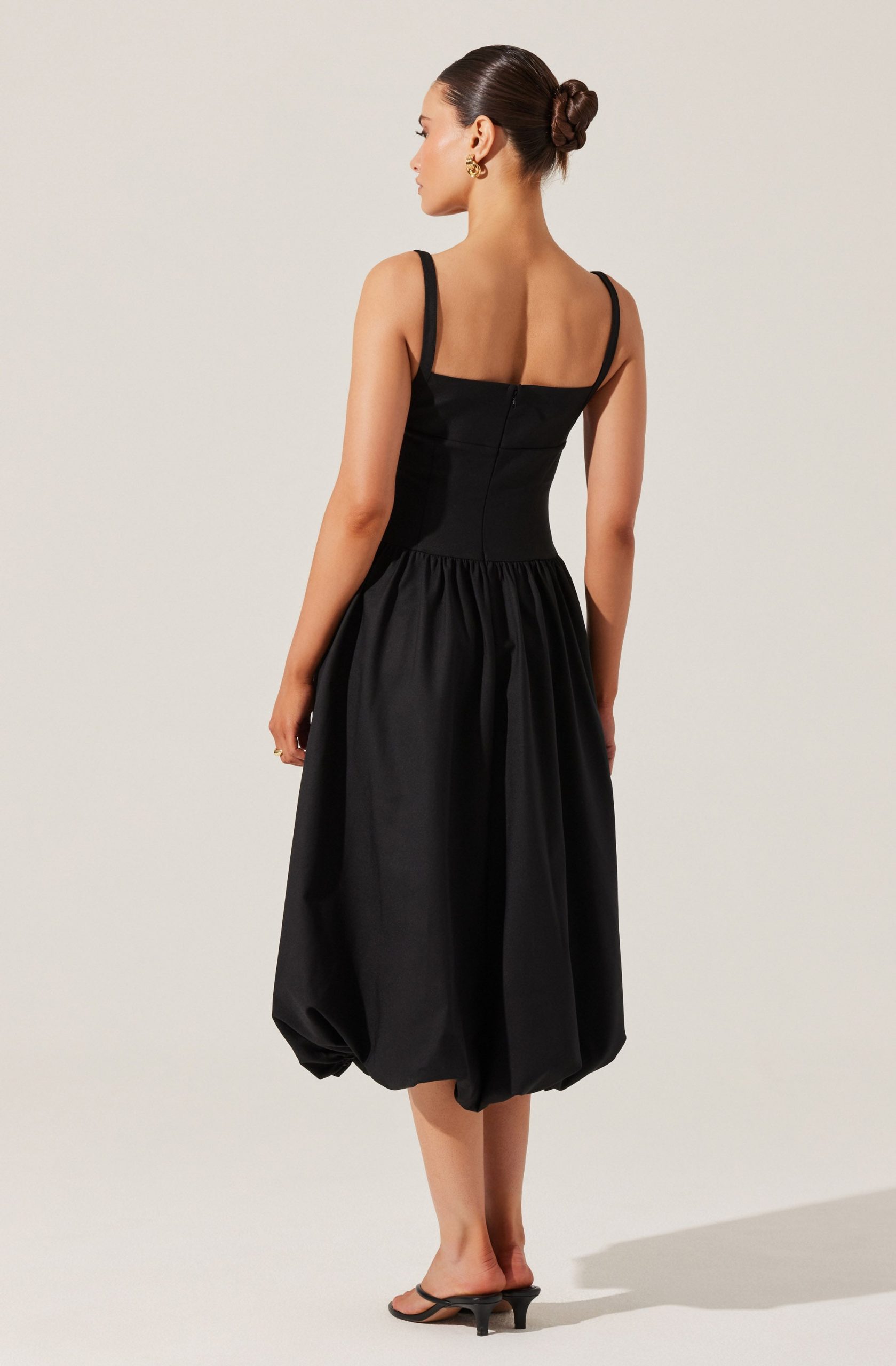 Jevi Sleeveless Bubble Midi Dress - Image 5