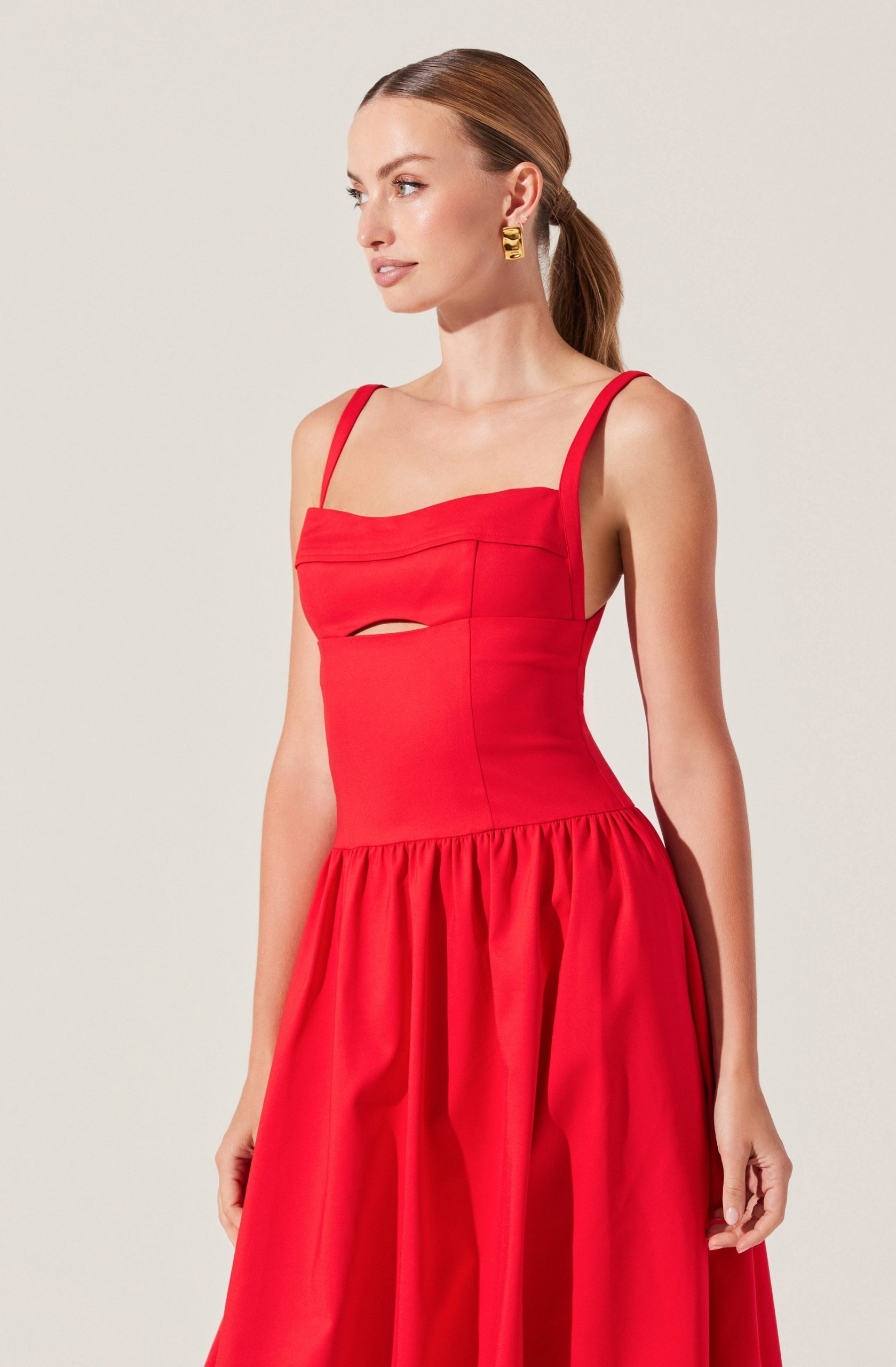 Jevi Sleeveless Bubble Midi Dress - Image 7