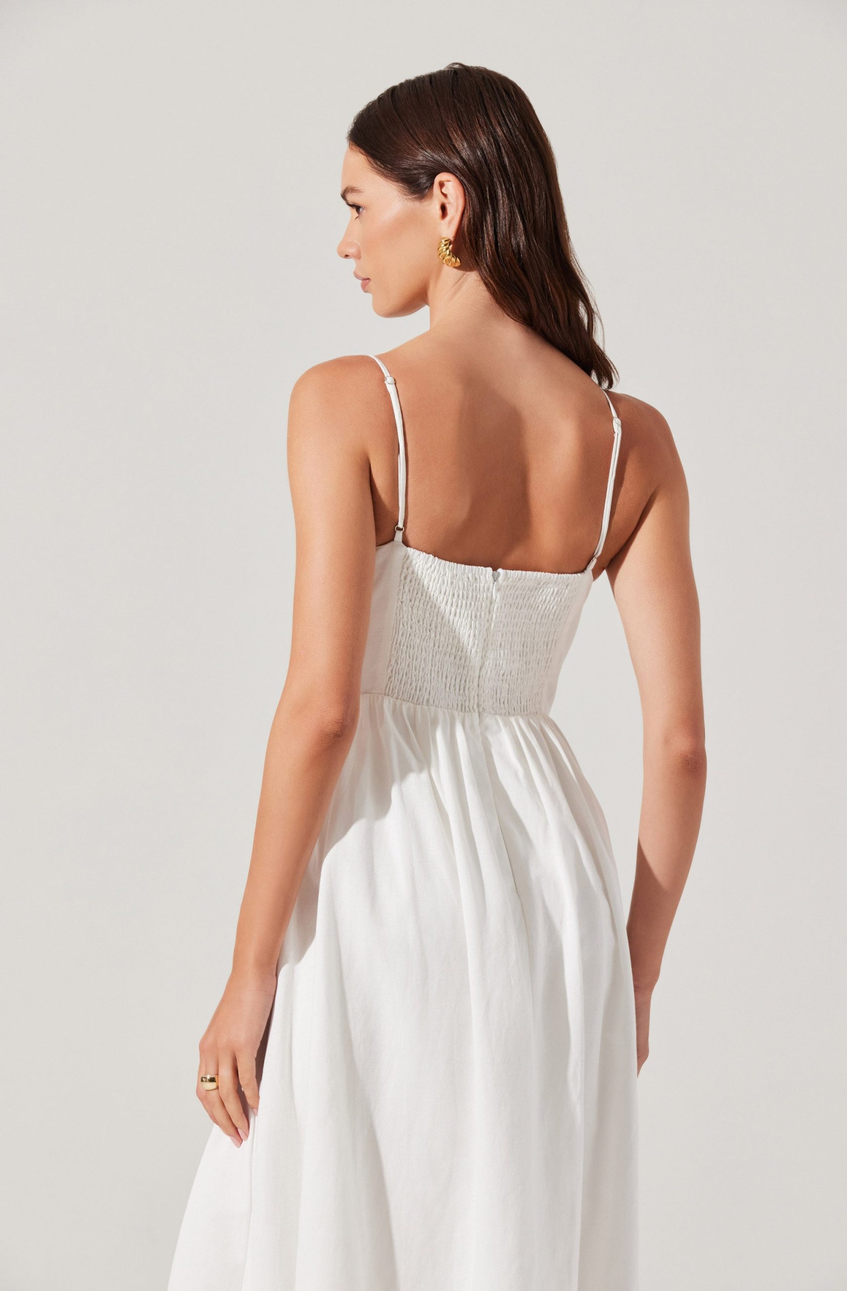 Kaidi Embroidered Midi Dress - Image 4