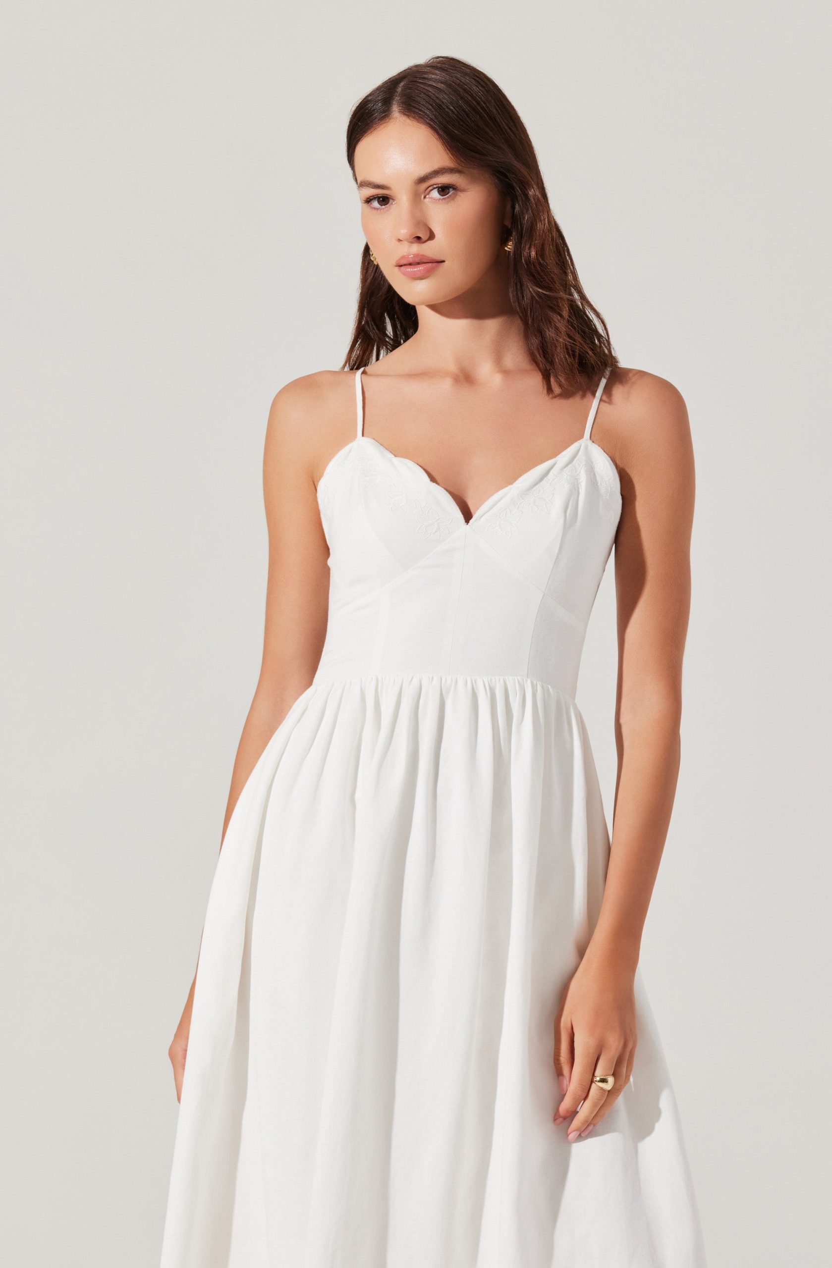 Kaidi Embroidered Midi Dress - Image 6